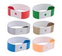 Ujjdwiurgh 600 Bracelets de Couleur pour éVéNements, Bracelets D'Identification D'Activité LéGers et ImperméAbles en Papier SynthéTique