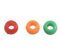 Ujjdwiurgh 600 Pcs Perles de Poney en Plastique MéLangé 9 Mm X 6 Mm (3/8 Po X 2/8 Po)