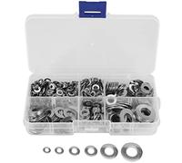 Ujjdwiurgh 660 Pcs/Set M3 M5 M6 M8 M10 Entretoises de Rondelle en Acier Inoxydable Rondelle Plat Joint Plat Entretoises Kit Vis Boulon Fixation