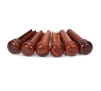 Ujjdwiurgh 6pcs Cocobolo Guitare Ponts de Pont pour les Pièces de Guitare de L'Instrument à Cordes Améliorées