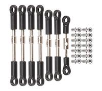 Ujjdwiurgh 7 PièCes Biellette Servo Biellette avec Vis à TêTe SphéRique pour 144001 144010 124017 124019 RC Voiture PièCes de Rechange