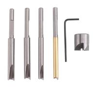 Ujjdwiurgh 7 PièCes Stylo Baril Tondeuse Kit Stylo Baril SystèMe de Coupe Moulin Tondeuse Ensemble, TêTe de Coupe Manchon Adaptateur Clé Hexagonale Clé