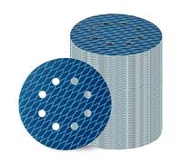 Ujjdwiurgh 70 PièCes Ponceuse Orbitale Papier Abrasif 5 Pouces 8 Trous Disque Abrasif Papier Abrasif 320 Grains pour Anti-Blocage Losange Disques Abrasifs