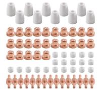 Ujjdwiurgh 70 PièCes SéRies Consommables de Coupe au Plasma (Standard) pour Coupe 40 50 avec Torche de Coupe au Plasma PT31 LG40