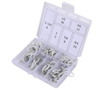 Ujjdwiurgh 70 Pièces Séries Crochets de Plafond Crochet de Tasse à Vis Robuste pour Salle de Bain Cuisine Mur Plafond Suspendu Divers Paquet de Combinaison de Taille