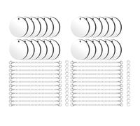 Ujjdwiurgh 72 Pièces Accessoires de Breloques pour Gobelets avec Poignée, Plaques Nominatives Personnalisées Ensemble de Décoration de Poignée pour Gobelets Argent