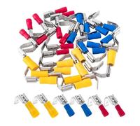 Ujjdwiurgh 75 Connecteurs Semi-Isolés à Cosse, Kit D'Assortiment de Cosses à Déconnexion, /Mâle 22-10 AWG