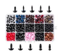 Ujjdwiurgh 752PCS Yeux et Nez de Sécurité pour Amigurumi Yeux en Crochet Farcis avec Rondelles Yeux de Poupée Artisanale pour Amigurumi Teddy Bear Facile à Utiliser