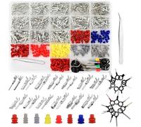 Ujjdwiurgh 769 Pièces Kit de Connecteurs à 26 Broches de Type, Bornes de Connecteurs de Fils Électriques de Voiture 1-3,5 mm Connecteurs à Broches Automobiles