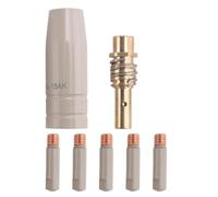 Ujjdwiurgh 7pcs 15AK Revêtement Protection Buse Soudure Slag Européen Airless Gaz Protection Machine Manchon de Protection 0.8mm