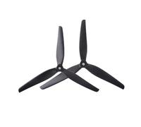 Ujjdwiurgh 7X4.5X3 7 Pouces Hélice 3 Pales Hélice en Nylon Renforcé de Noir pour Drone FPV 7045