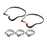 Ujjdwiurgh 8 Bouchons D'Oreille à Bande pour Protection Auditive, Réutilisables et Lavables, avec Embouts en Silicone pour Tondre la Pelouse