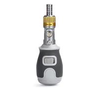 Ujjdwiurgh 8 en 1 Kit de Maintenance de Tournevis à Angle Réglable à Cliquet 2 Voies Portable Multifonctionnel S2, Facile à Utiliser, en Gris.