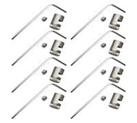 Ujjdwiurgh 8 Packs Thumb Stud pour Couteau Pliant Buck 110, Bouton de Pouce de Remplacement Universel pour Lame de Couteau de Chasse Pliant, Travail Soigné et