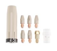 Ujjdwiurgh 8 Pièces 36KD Buse de Protection de Revêtement 0,8 mm Support de Pointe de Buse à Gaz pour Torche MIG ou Torche de Soudage 36KD MIGMAG