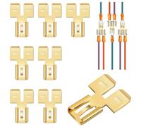 Ujjdwiurgh 8 Pièces Connecteur à Double Pelle à Déconnexion Adaptateur de Borne de Électrique Bidirectionnel Non Isolé Mâle Simple