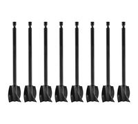 Ujjdwiurgh 8 PièCes MéLangeur de RéSine éPoxy pour un MéLange Puissant éPoxy Polyvalent RéUtilisable pour Perceuse pour Perceuse éPoxy et MéLangeur de Peinture