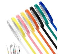 Ujjdwiurgh 8 Rouleaux de Adhésif Coloré pour Autoclave 65,8 M/LX 1,0 Cm/W D'Identification D'Instrument Autoclavable