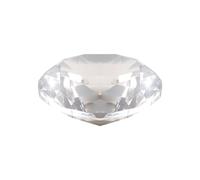 Ujjdwiurgh 80 mm Cristal Diamant Presse-Papier Décoratif Arc-en-Ciel Fabricant Verre Diamants Salle de Mariage Ornements de Bureau Facile à Installer A