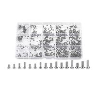 Ujjdwiurgh 800 Petites Vis pour L'Électronique, Kit de Mini Vis Mécaniques à Tête Cylindrique pour Lunettes, Montres, Horloges, Remplacement de Réparation