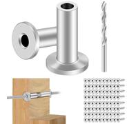 Ujjdwiurgh 80PCS Manches de Protection en Acier Inoxydable pour Balustrade de Câble Métallique 1/8pouce, T316 de Protection de Qualité Marine pour Poteaux en Bois A