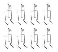 Ujjdwiurgh 8pcs Thé Tasse et Soucoupe Présentoir Support Support Métal Tasse Soucoupe Titulaire