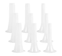Ujjdwiurgh 9 Pcs en Plastique Saucisse Stuffer Tubes Entonnoirs Saucisse Remplissage Outil pour Taille 5 Hachoir à Viande Hachoir Alimentaire 1.5 Cm, 1.9 Cm, 2.3 Cm