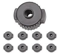 Ujjdwiurgh 9 PièCes Ensemble de Batterie ABS éCrous à DéGagement Cymbale Assemblage Tambour Mate Accessoires de Remplacement