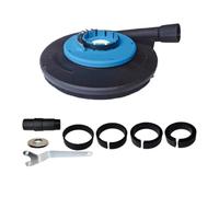 Ujjdwiurgh 9 Pouces D'Angle de Moulin à Poussière Enveloppe Cutanée Cutané Broyant la Poussière de Daste de Liqueur de Lique à Aspect