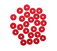 Ujjdwiurgh 90 Pièces Rail de Clavier en Feutre de Piano Réglementant des PièCes de Réparation de PoinçOns (Rouge)