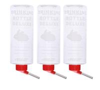 Ujjdwiurgh à Eau Automatique pour Petits Animaux de 1 000 ML, Bouteille d'eau Suspendue, Convient pour Mangeoire pour Cochons D', Rouge