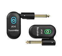 Ujjdwiurgh A14 Transmission Sans Guitare Basse Électrique Blowpipe 2.4 Récepteur Émetteur 6.35 Émetteur-Récepteur Système de Transmission