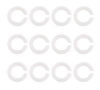 Ujjdwiurgh Abat-Jour 12 PièCes, Convertisseur de Trous E27 à E14, RéDucteur D'Anneau D'Abat-Jour pour le des Abat-Jour à Vis sur les Douilles de Lampe