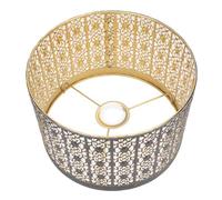 Ujjdwiurgh Abat-Jour en Métal à Haute Transmission Lumineuse, Design en Fer Creux pour Ampoules E14 E27, Éclairage Décoratif Moderne.