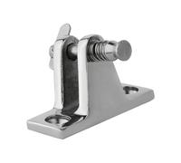 Ujjdwiurgh Accessoires de Bateau Charnière de Pont en Acier Inoxydable 316 à 60° avec Goupille Amovible Accessoire de Toit Bimini pour Bateau Quincaillerie de Bateau