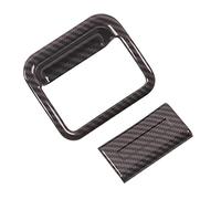 Ujjdwiurgh Accessoires de décoration pour poignée de boîte à gants de voiture NP300 2016-2021 en fibre de carbone