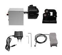 Ujjdwiurgh Accessoires de Modification de la Canne à Pêche Électrique du Bouchon EU avec des Kits de Réparation de Bricolage et Une Machine à Rotation Pédale