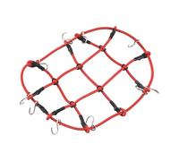 Ujjdwiurgh Accessoires de PièCes de Voiture TéLéCommandéE Filet Une Bagages éLastique pour 1/12 MN D90 D99 MN99S, Rouge