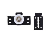 Ujjdwiurgh Accessoires De Quincaillerie 2 Pcs Poulies pour Armoire À Petites Roues Suspendues De Porte Coulissante Porte En Bois Roues Silencieuses pour Portes Coulissantes