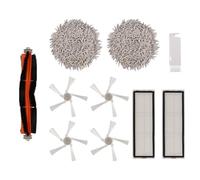 Ujjdwiurgh Accessoires pour aspirateur Bot W10 W10Pro, brosse latérale principale, filtre HEPA, pièces de rechange en tissu