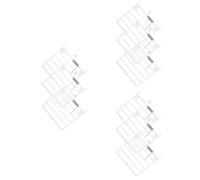 Ujjdwiurgh Accessoires pour cage à oiseaux, boîte à nourriture, porte fixe à ressort, accessoires de porte de rechange avec fil à ressort