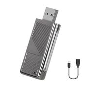 Ujjdwiurgh Adaptateur Carplay sans 2 en 1 Android Auto Box, Convertir Filaire en Dongle sans AI Box WiFi Plug & Play Bluetooth