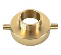 Ujjdwiurgh Adaptateur de Bouche D'Incendie en Laiton 2-1/2" (/) à 1-1/2" (/) Mâle avec Goupille en Laiton Équipement de Lutte Contre L'Incendie