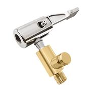 Ujjdwiurgh Adaptateur de Buse de Pompe à Air avec Pince de TêTe de Connecteur de Valve de Gonflage de DéGonflage Voiture de Conversion en MéTal