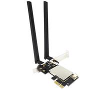 Ujjdwiurgh Adaptateur de Carte WiFi PCIE Bluetooth Double Bande Carte RéSeau sans Adaptateur RéPéTeur pour Antenne Wi-FI de Bureau PC M.2