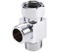 Ujjdwiurgh Adaptateur de DéRivation de L'Eau en Laiton à 3 Voies Installation Connecteur de Soupape de Rechange de Remplacement de Soupape D'Angle de Bidet de Salle de