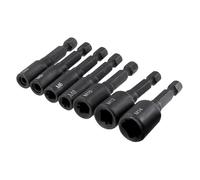 Ujjdwiurgh Adaptateur de Douille de Taraud à Tige Hexagonale 1/4 Pouces -M14 HSS Taraud à Vis Cannelé Droit pour Outil de Filetage de Taraudage de Machine