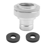 Ujjdwiurgh Adaptateur de filetage pour convertir le réservoir cube, femelle, DUO/ART/vers mâle TR21-4, facile à installer, facile à utiliser, argent