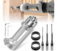 Ujjdwiurgh Adaptateur de foret à trou carré - Adaptateur de foret à trou carré - Accessoire pour le travail du bois