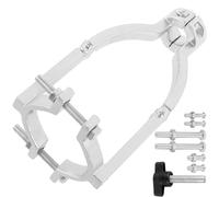 Ujjdwiurgh Adaptateur de Foret à Trou Carré, en Acier Allié Argenté pour Machine à Mortaiser avec Perceuse à Colonne, pour Perceuses.